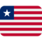 Liberia emoji on Twitter